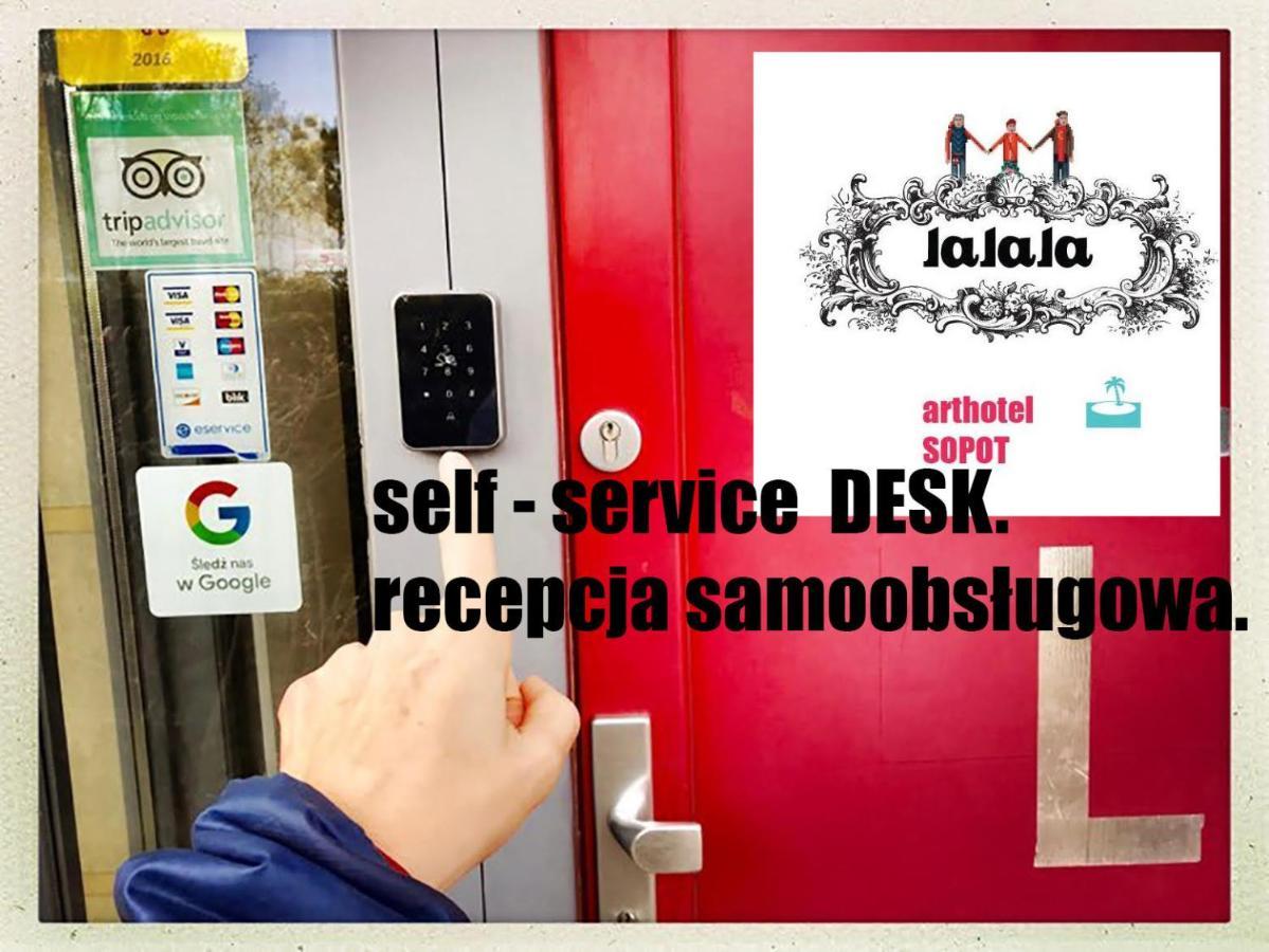 Ferienwohnung Lalala Zoppot Exterior foto